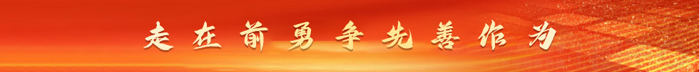 走在前勇争先善作为